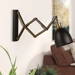 Schaarlamp Sivani MR-725 zwart/goud antiek