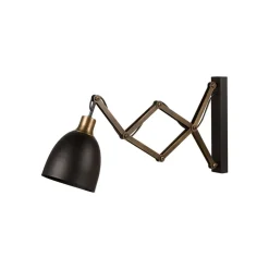 Schaarlamp Sivani MR-725 zwart/goud antiek