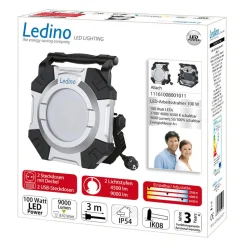 Schijnwerper Allach, dimbaar, 2 stopcontacten