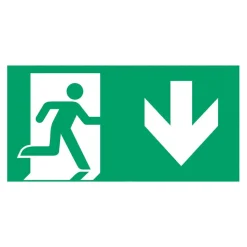 Schild nooduitgang type A voor L-LUX standaard Eco