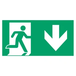 Schild nooduitgang type A voor C-Lux standaard