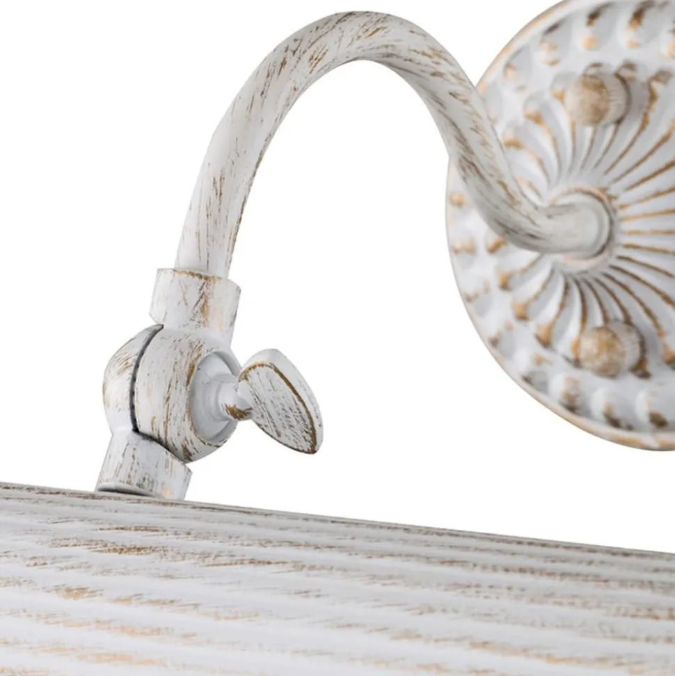 Schilderij verlichting Renoir in wit, 2 x E14 25 W