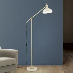 Schiller vloerlamp, kaki, metaal, 153 cm hoog, verstelbaar