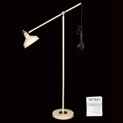 Schiller vloerlamp, kaki, metaal, 153 cm hoog, verstelbaar
