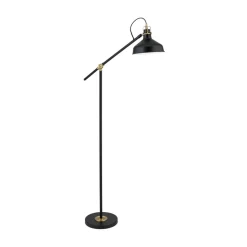 Schiller vloerlamp, zwart, metaal, 153 cm, verstelbaar