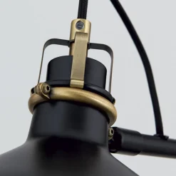 Schiller vloerlamp, zwart, metaal, 153 cm, verstelbaar