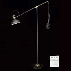 Schiller vloerlamp, zwart, metaal, 153 cm, verstelbaar