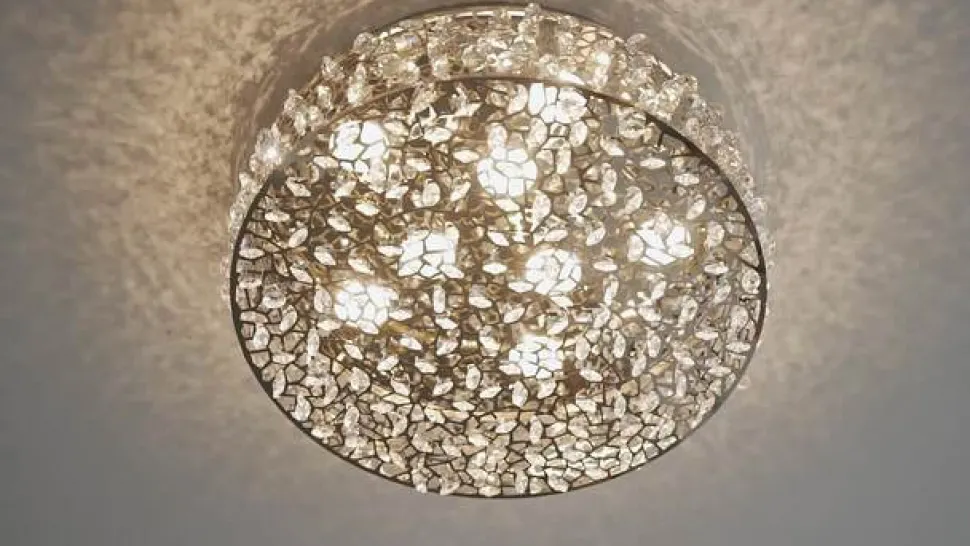 Schitterende LED plafondlamp Felias, ronde vorm