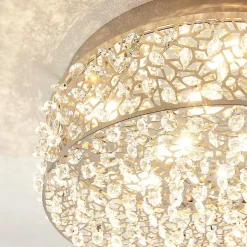 Schitterende LED plafondlamp Felias, ronde vorm