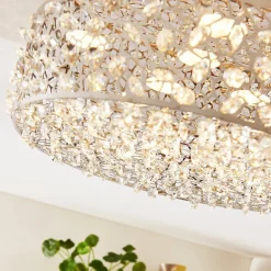 Schitterende LED plafondlamp Felias, ronde vorm