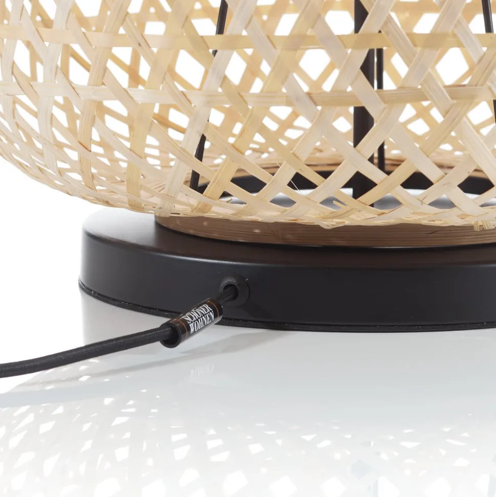 Schöner Wohnen Calla vloerlamp naturel hoogte 63 cm