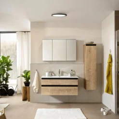 Schöner Wohnen Flat LED badkamer plafondlamp Ø 30 cm