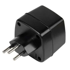 Schuko reisstekker voor Die in zwart