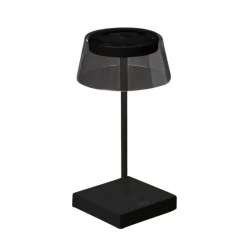 Scilla LED tafellamp met USB, zwart