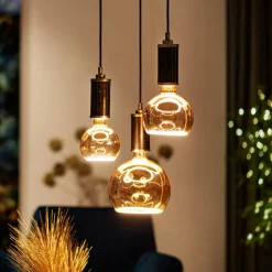 SEGULA floating bol G150 E27 6W grijs glas open