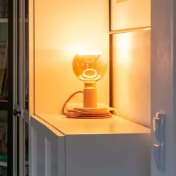 SEGULA floating bol G125 E27 6W grijs glas open