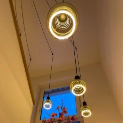 SEGULA floating bol G125 E27 6W grijs glas open