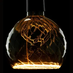 SEGULA floating bol twisted G150 E27 6W grijs