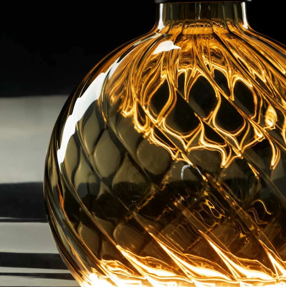 SEGULA floating bol twisted G150 E27 6W grijs