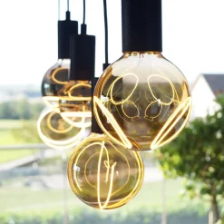 Segula Illusion G125 2Crescent E27 8W dimbaar smoke