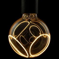 Segula Illusion G125 2Crescent E27 8W dimbaar smoke