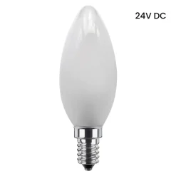 Segula kaarslamp E27 24V DC 3W 927 ambient mat
