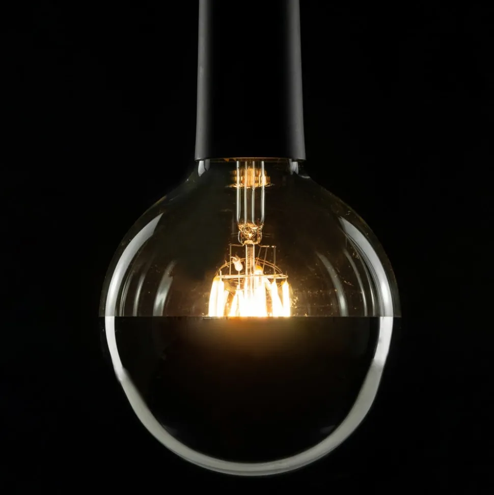 SEGULA LED bol E27 6,5W 927 kopspiegel zilver