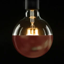 SEGULA LED bol E27 6,5W 927 kopspiegel koper