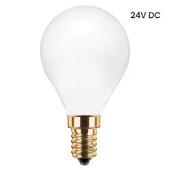 Segula LED druppellamp 24V DC E14 3W 922 opaal dimmer