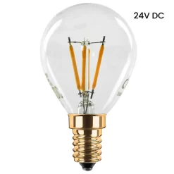 Segula LED druppellamp 24V DC E14 3W Filament 922