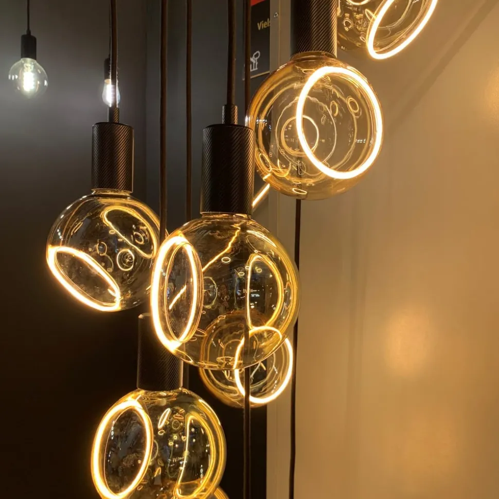 SEGULA LED floating bol G150 E27 4,5W goud 45°