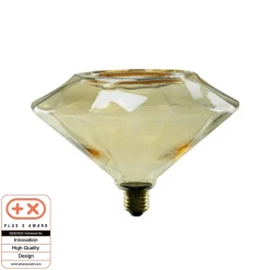 SEGULA LED floating diamond E27 8W goud dimbaar