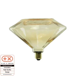 SEGULA LED floating diamond E27 8W goud dimbaar