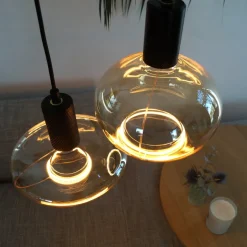 SEGULA LED Floating ovaal E27 4,5W dimbaar rook