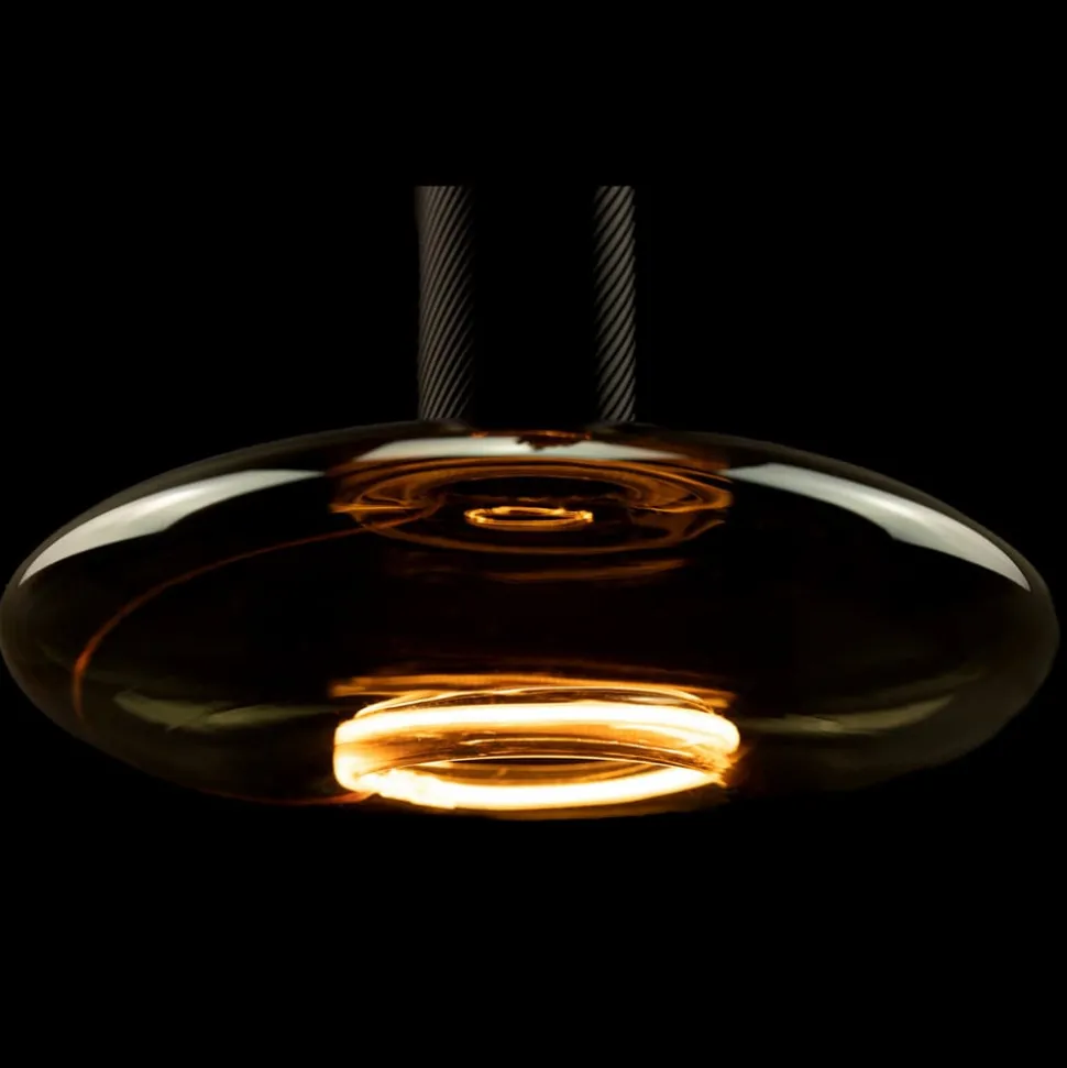 SEGULA LED Floating UFO E27 4W dimbaar rookgrijs