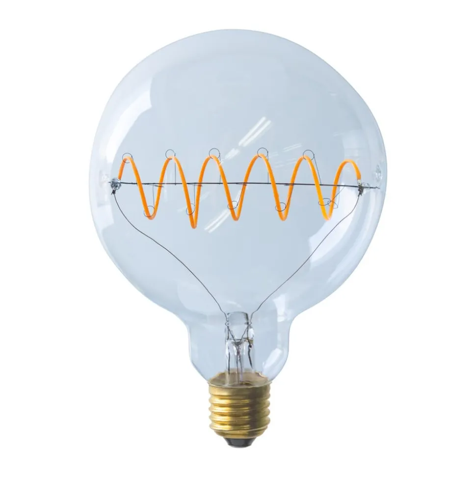 SEGULA LED globe G125 E27 7W curved plus, helder