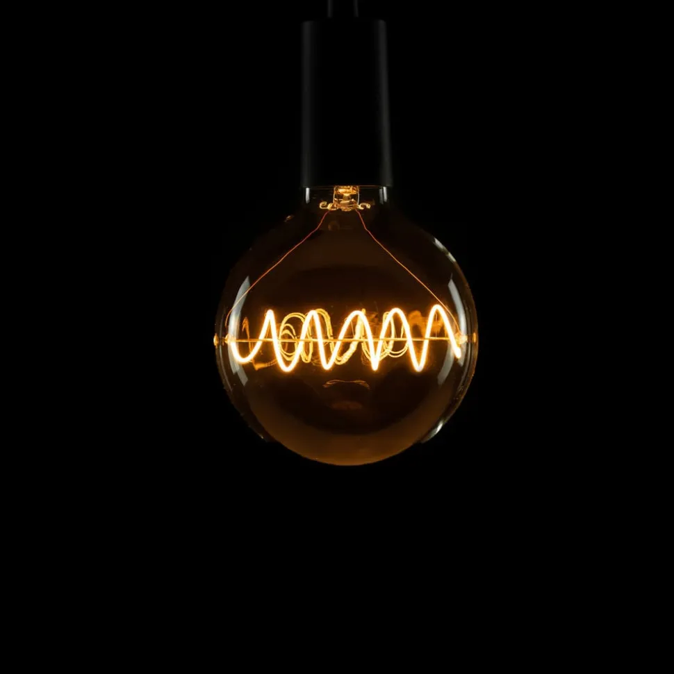 SEGULA LED globe G125 E27 7W curved plus, helder