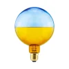 Segula LED globe Illusion, E27 G125 blauw/amber 5W 1.900K dimbaar