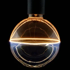 Segula LED globe Illusion, E27 G145 blauw/amber 6W 1.900K dimbaar