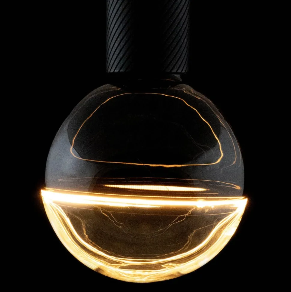 Segula LED globe Illusion E27 G145 helder/zwart 6W 1900K dimbaar