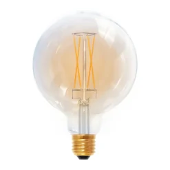 Segula LED globe lamp E27 G125 5W 2.200K goud dimbaar