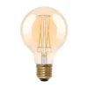 Segula LED globe lamp E27 G80 5W 2.200K goud dimbaar
