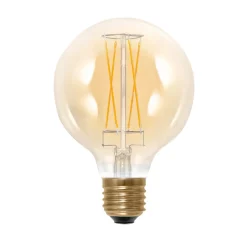 Segula LED globe lamp E27 G95 5W 2.200K goud dimbaar