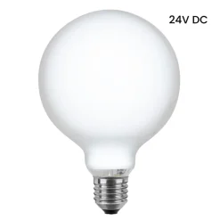 Segula LED globe lamp 24V DC E27 6W 927 opaal dimbaar