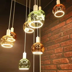 Segula LED globe lamp Zwevend, E27 oranje G200 6 W 922 dimbaar