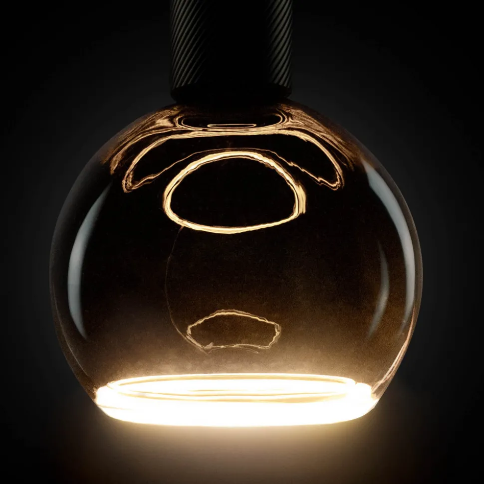 Segula LED globe lamp Zwevend, E27 zwart G150 4 W 922 dimbaar
