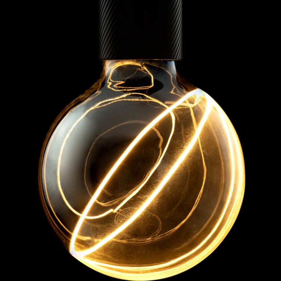 Segula LED Illusion G95 E27 5W Diagonaal rook/helder