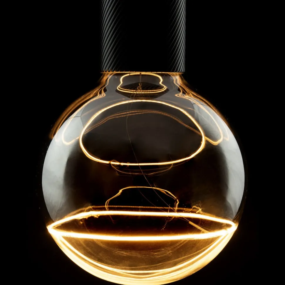 SEGULA LED Illusion G125 E27 5W dim rook/helder