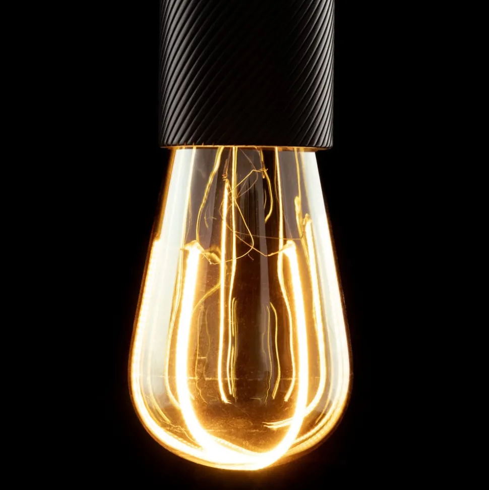 Segula LED Illusion ST64 Halvemaan E27 4W dimbaar smoke