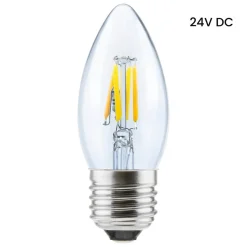 SEGULA LED kaarslamp E27 3W 927 filament ambient